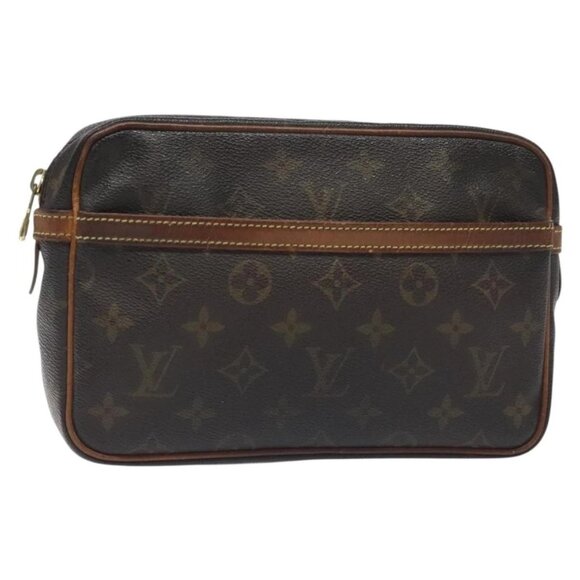 LOUIS VUITTON Monogram Compiegne 23 Clutch Bag - Picture 1 of 16